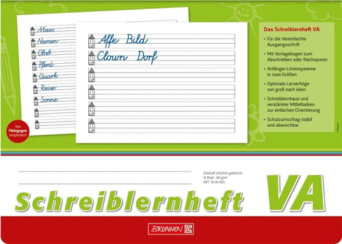 Schreiblernhefte schrift - schreiblernhefte, va