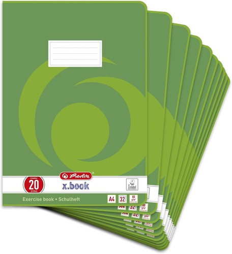Herlitz schulheft book a4 - schulheft,
