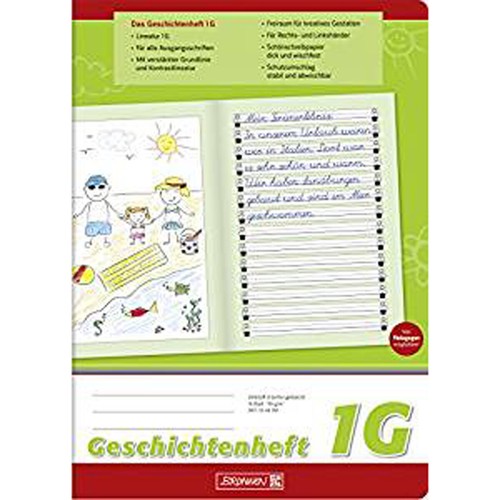 Geschichtenheft din a4 - geschichtenheft, 1g
