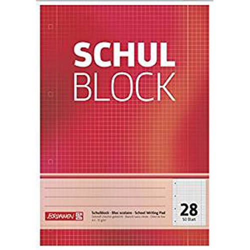Schulblock lineatur 28 - schulblock,
