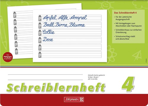 Schreiblernhefte din a4 - 4,